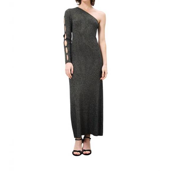 NEW FRNCH high winter knitted dress in black - Picture 1 of 4